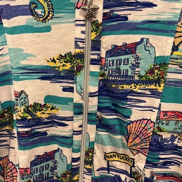 Martha’s Vineyard and Nantucket women’s size medium zip up cotton jacket - Picture 11 of 16